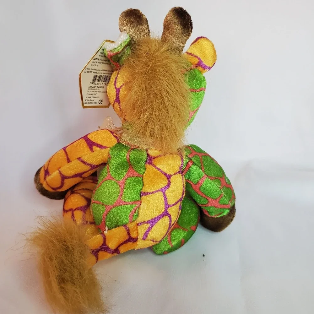 Vintage Kellytoy Giraffe Jewel-Tone Treasures Plush Toy Giraffe‎ 6